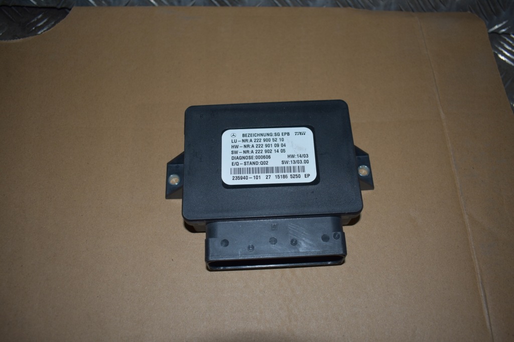 фото №1, Idealny модуль hamulcai mercedes w222 w217 1 9