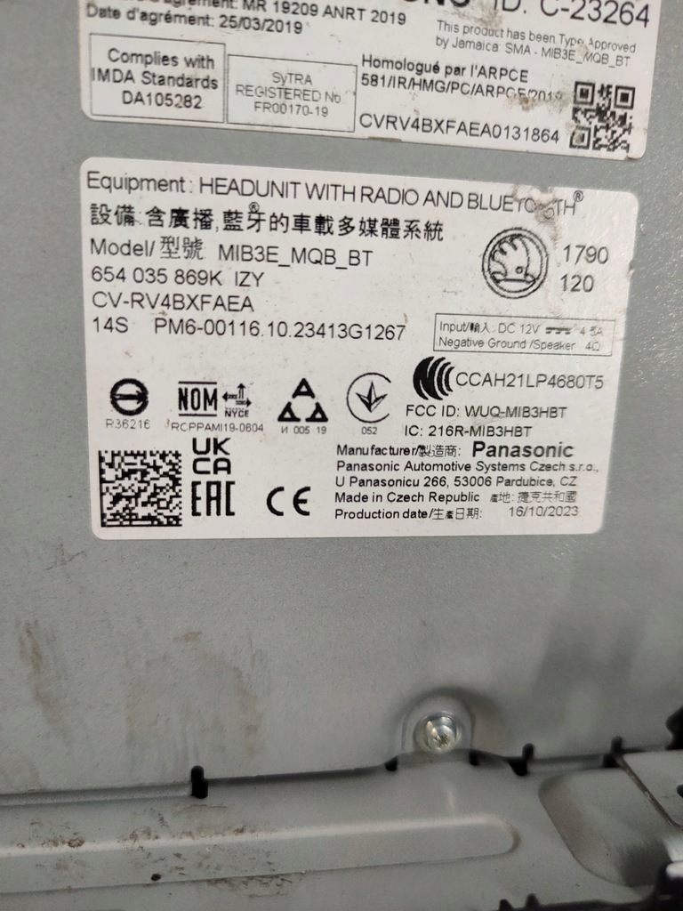 фото №9, Skoda kamiq scala дисплей монитор радио навигации mib-3 654035869k