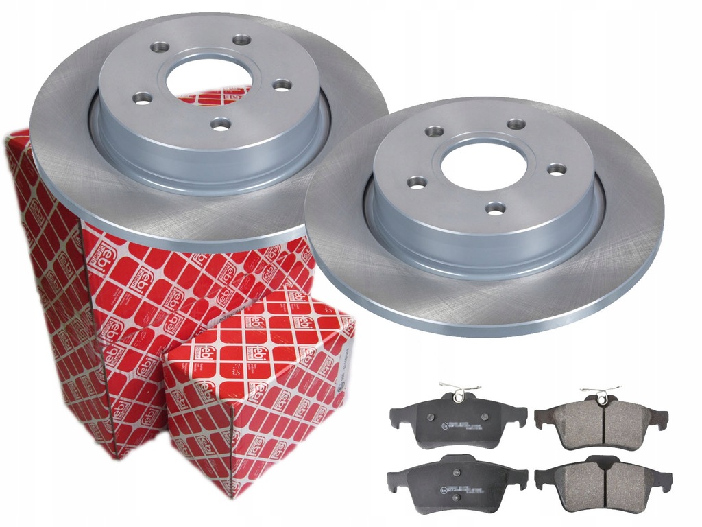 фото №1, Тормозные диски тормозные колодки febi задняя ford focus iii mk3 271mm