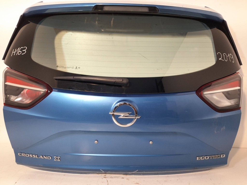 Opel crossland x крышка багажника задняя niebieska 2019 rok h163 царапины Доставка