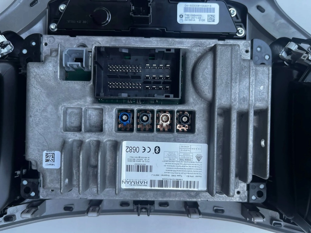 фото №6, Jeep cherokee kl радіо панель навігація 2014- рамка