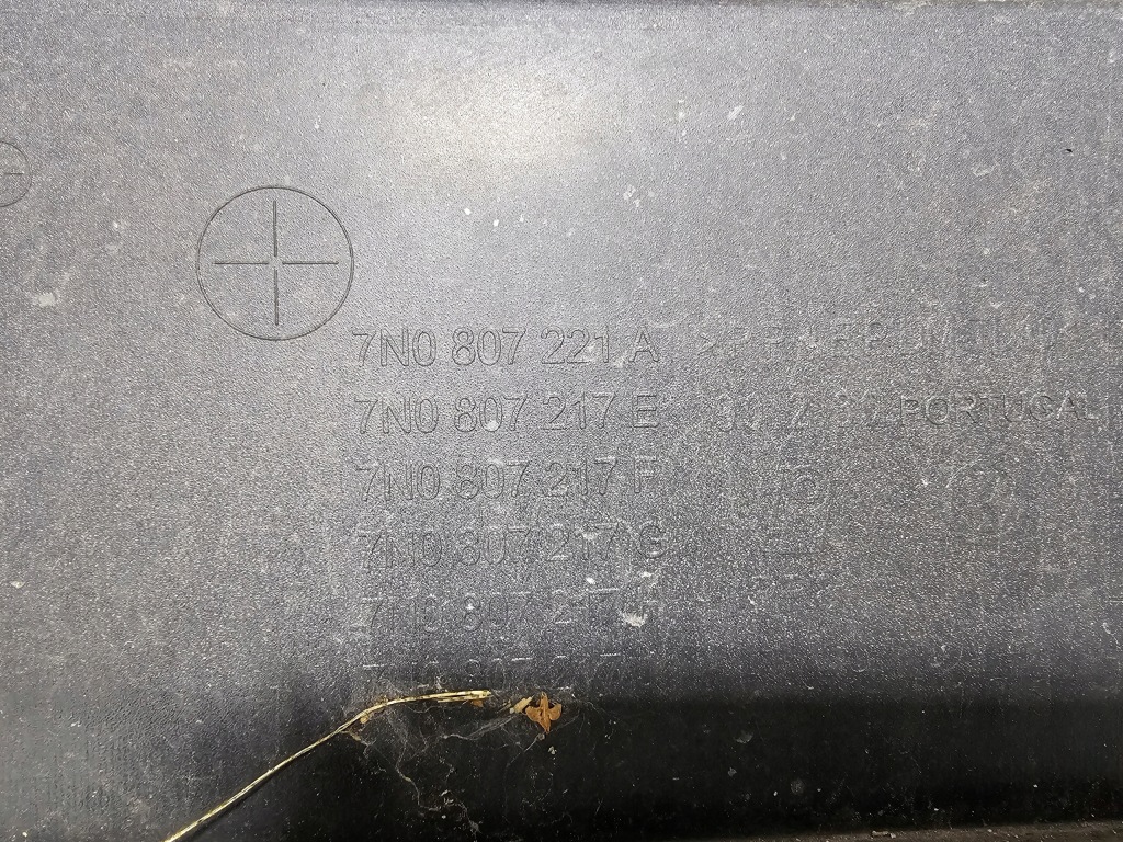 7n0807221a vw sharan 7n бампер передний перед Оригинал