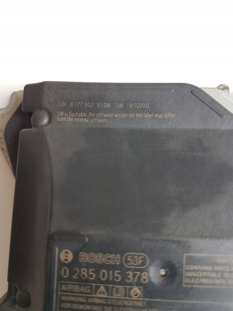 2021 mercedes-benz cla c118 x118 блок управления подушка безопасности 0285015378 с Разборки