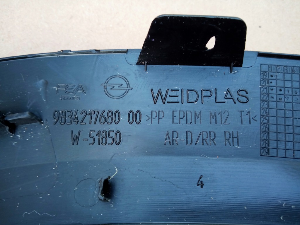 фото №10, Opel mokka ii правая молдинг крыла задняя 2020r