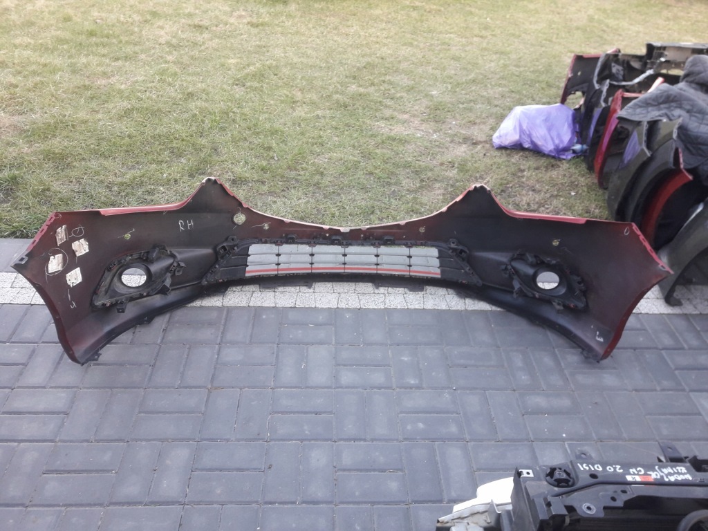 Mazda 6 gj 2012-2015 бампер перед оригинал передний + решётки цвет 41v в Украине