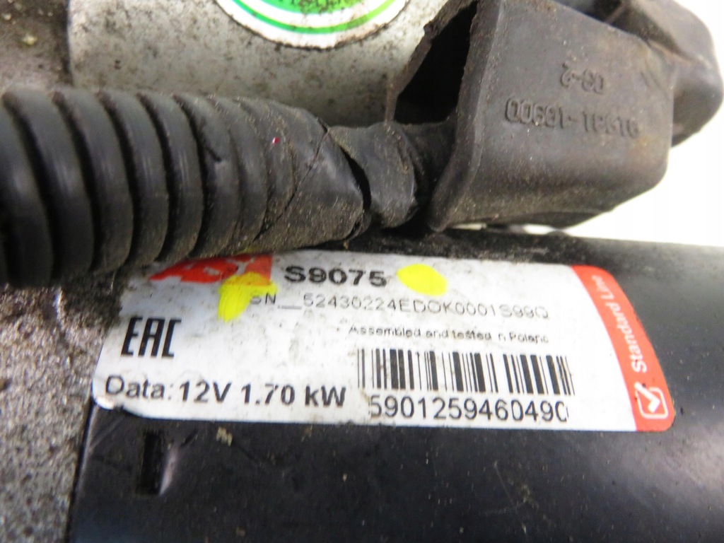 фото №10, Стартер kia rio ii jb 1.5 crdi 110 - d4fa s9075