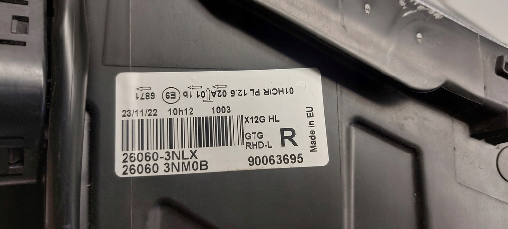 фото №8, Nissan leaf лампа передня ліва 10-2017 rok uk anglik