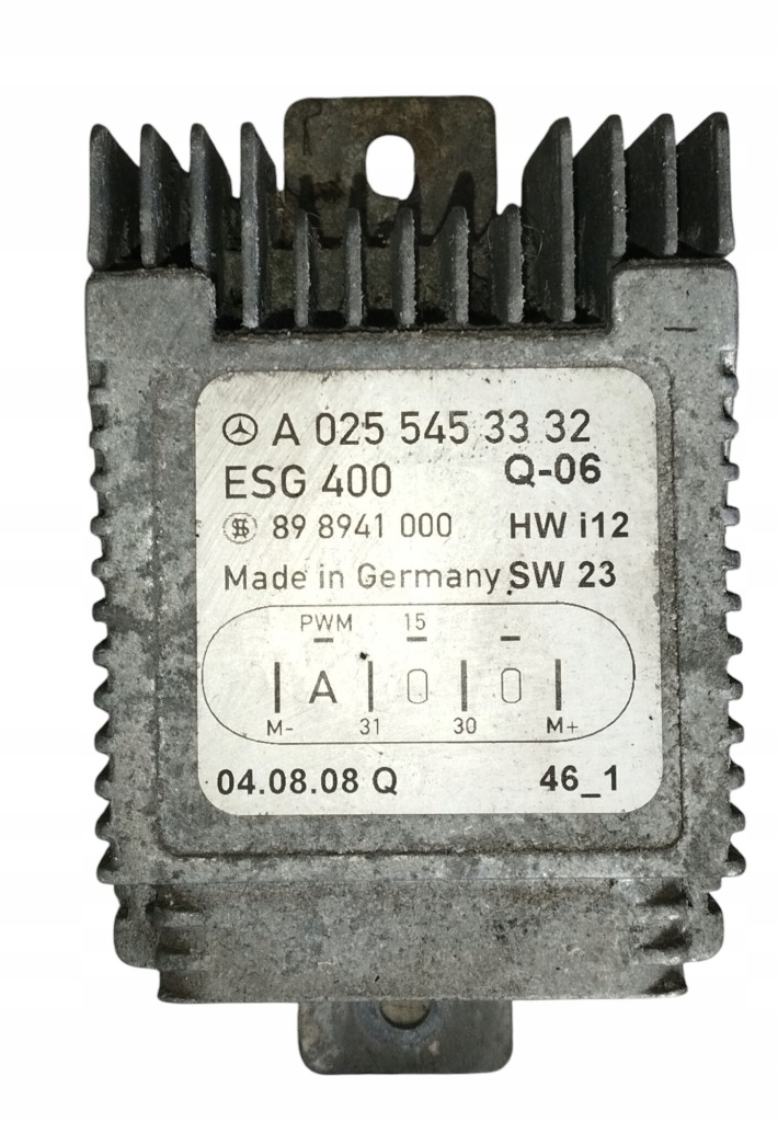 фото №1, Модуль блок управления вентиляторов mercedes a0255453332