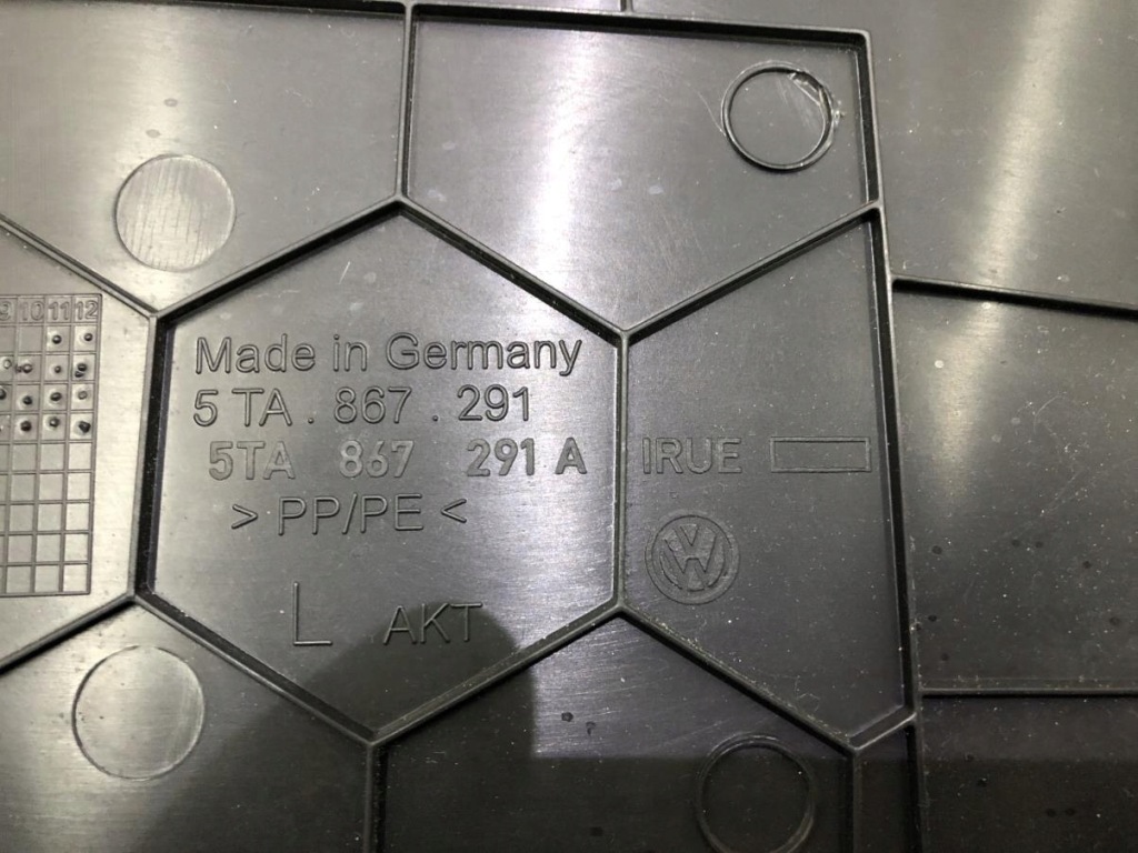 фото №7, Пластик защита стойка 5ta867291 vw touran iii