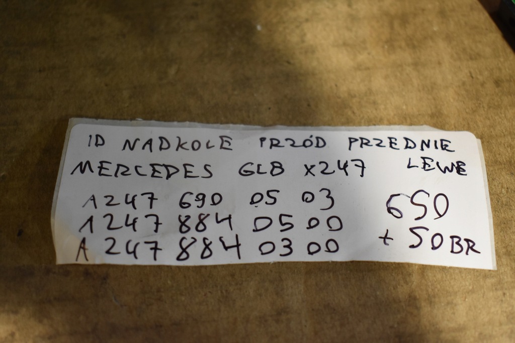 фото №6, Idealne підкрилок перед передні ліва mercedes glb x247 1