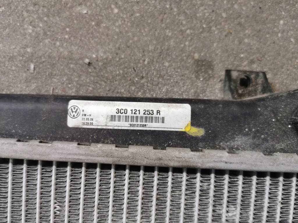 Радіатор води vw passat b6 3c0 2.0tdi Недорого