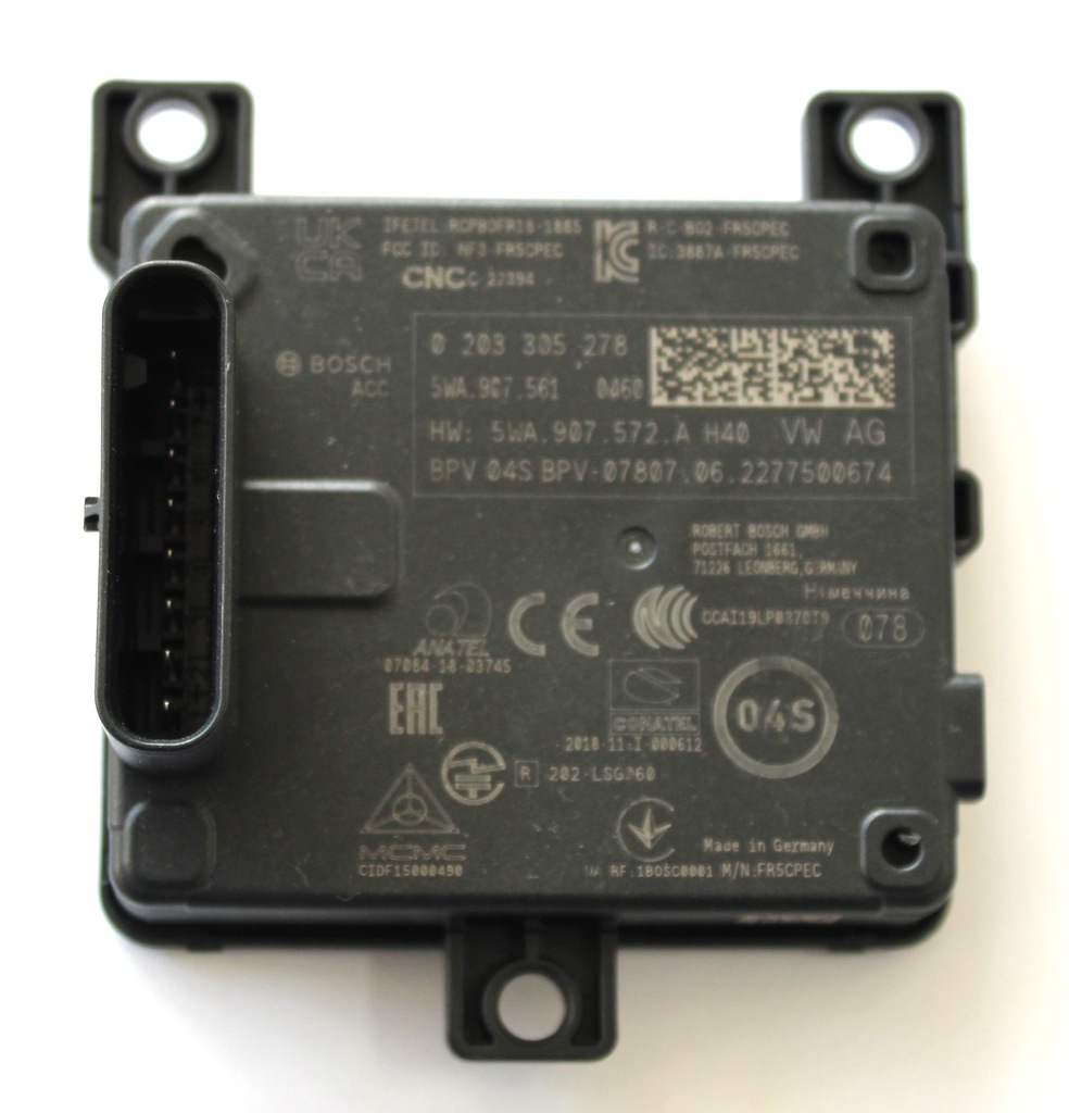 фото №1, Vw audi skoda seat радар 5wa907572a