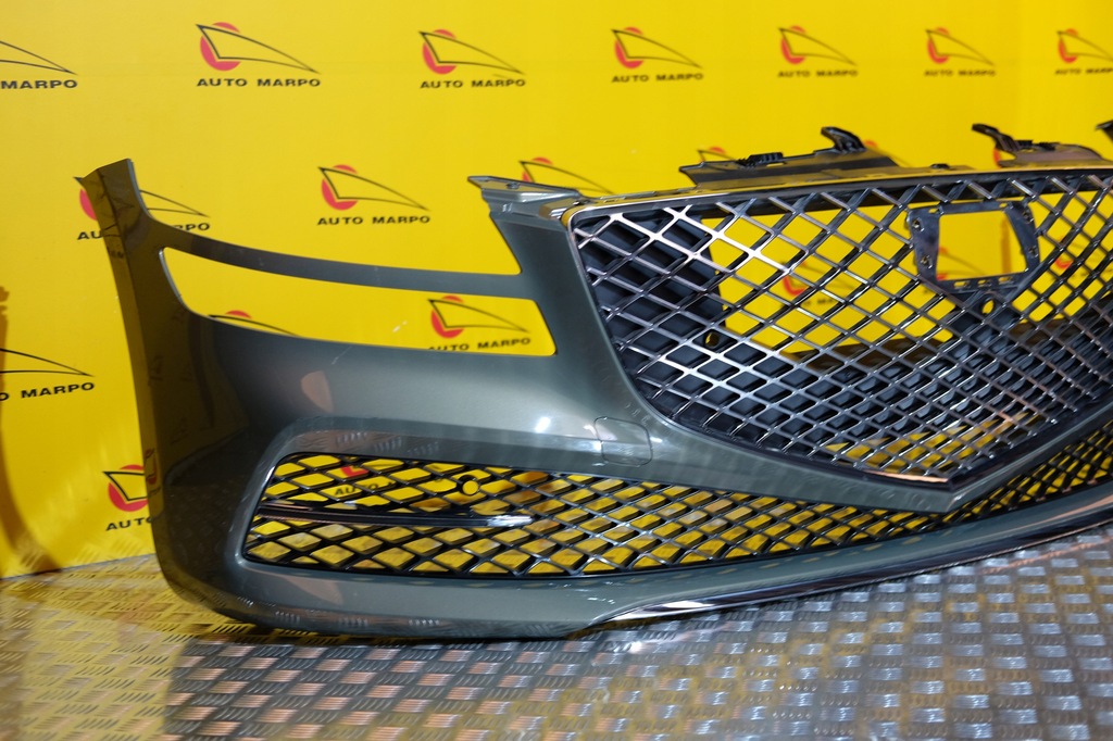 фото №8, Hyundai genesis g80 sedan 2021- бампер перед решётка радиатора