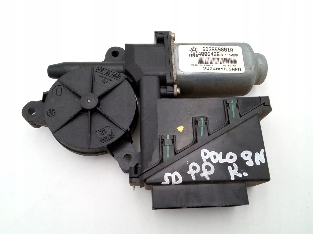 фото №1, Vw polo 9n модуль моторчик стекло правый перед
