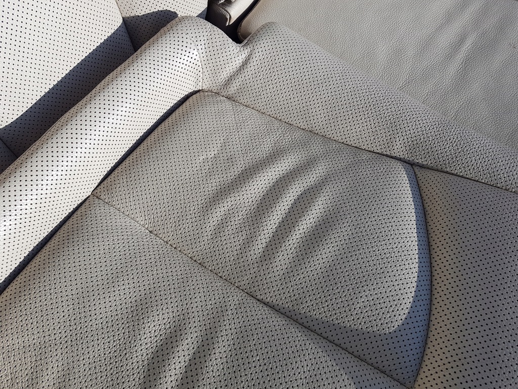 фото №8, Mercededes w211 kombi заднє сидіння шкіряний перфорована заднє сидіння спинка шкіра