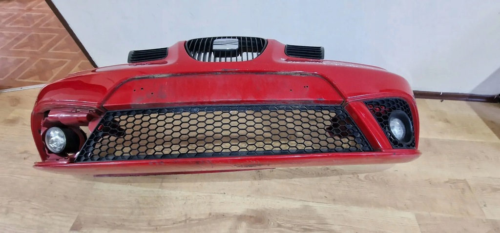 фото №7, Бампер перед решётка радиатора kompletny seat ibiza iii lift 6c0 cordoba ii cupra aero