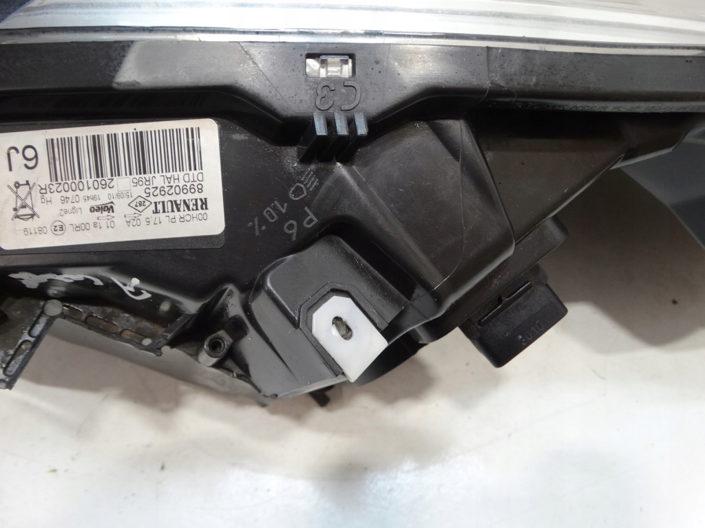 фото №9, Фара лампа правий перед renault scenic iii 09-13r. valeo 260100023r