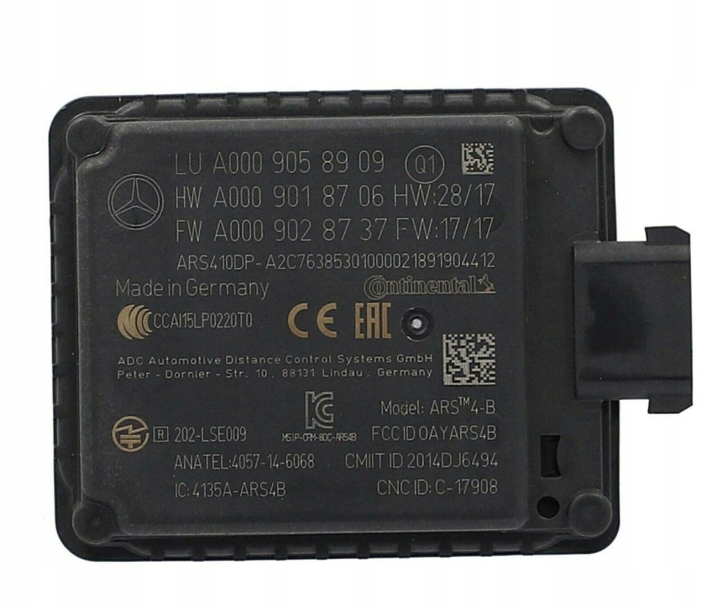 Купити Mercedes модуль радар a 0009058208