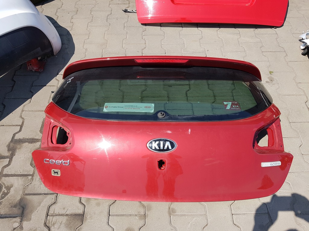 фото №1, Kia ceed 2 ii 12-16r hb кришка багажника багажника задня a0