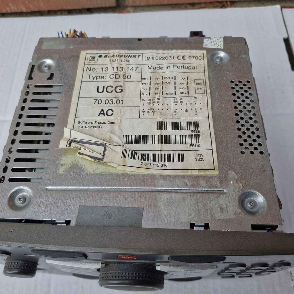 фото №2, Opel vectra c радіо радіопрогравач 13113147