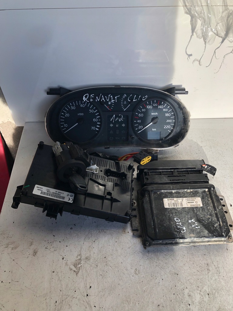 фото №1, Блок керування набір стартовий renault clio ii 1.2 8200162378