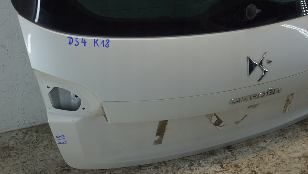 фото №12, Крышка багажника багажника задняя citroen ds4 kwed