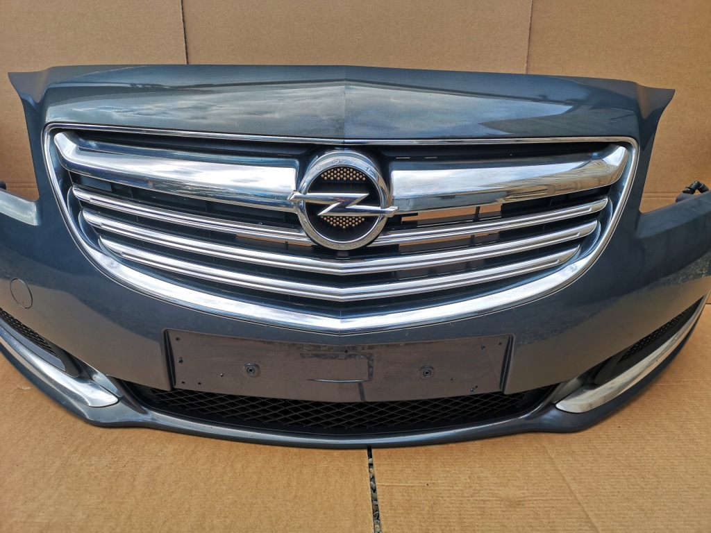 Opel insignia a рестайлінг  13-17 бампер передній комплектний  омивачі колір z190 Недорого