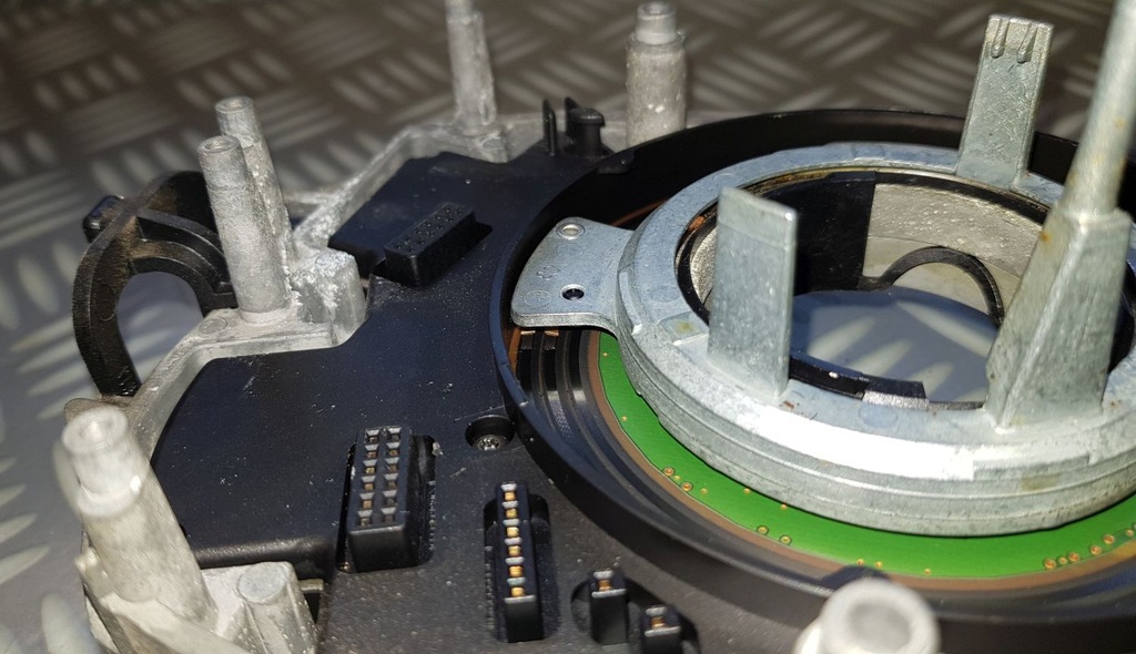 фото №7, Bmw 7 e65 e66 датчик kąta поворота модуль руля дорожка подшипника щетки 6933037