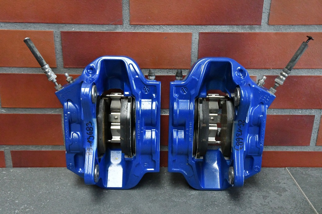 фото №11, Тормоза тормозные диски суппорт bmw 5 g60 g61 x3 g45 m-pakiet 348x30 niebieskie