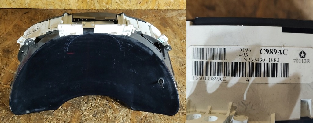 фото №1, Счетчик приборы chrysler pacifica p56044989ac