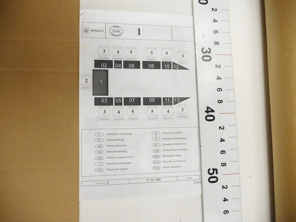 фото №7, Набор пленка na стекло renault twingo ii 7711421428