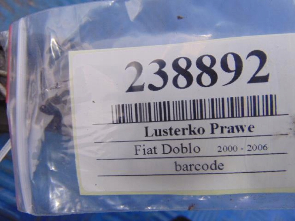Fiat doblo i зеркало правое код лакокрасочного покрытия 199 Киев