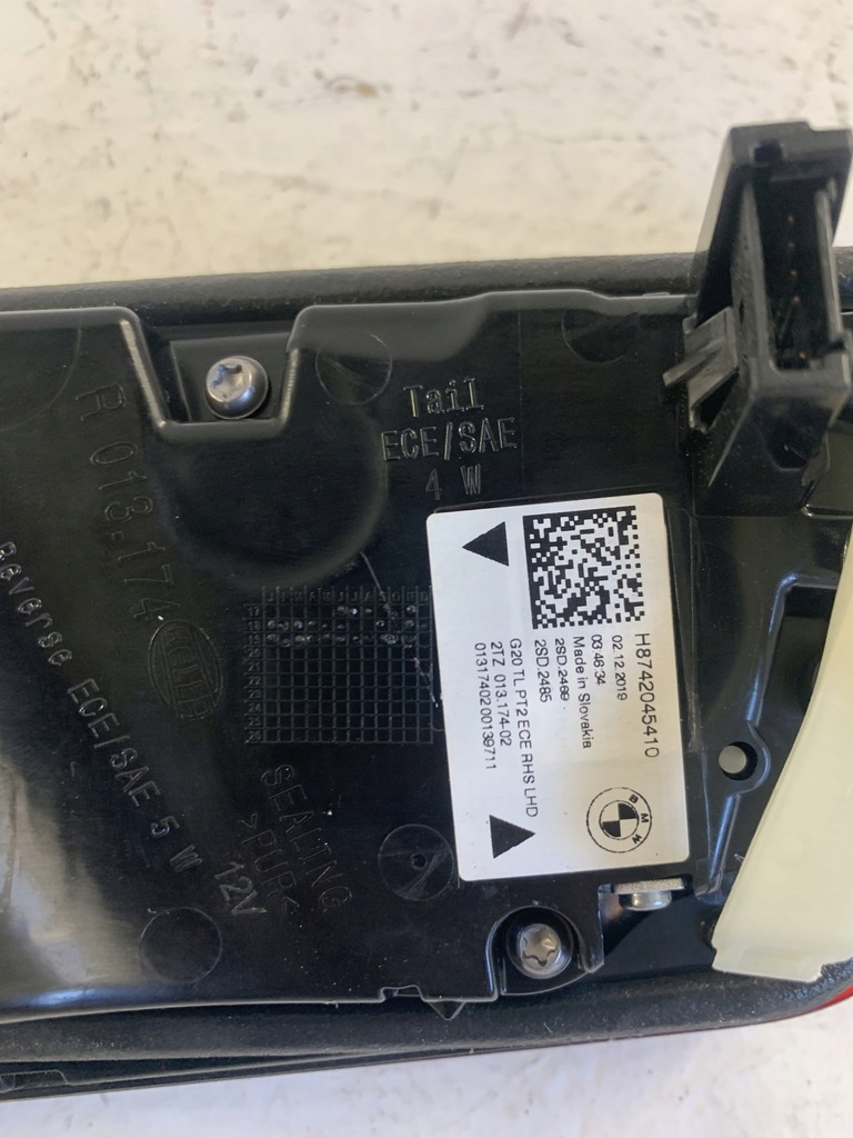 фото №12, Bmw 3 g20 - лампа правий задня комплект