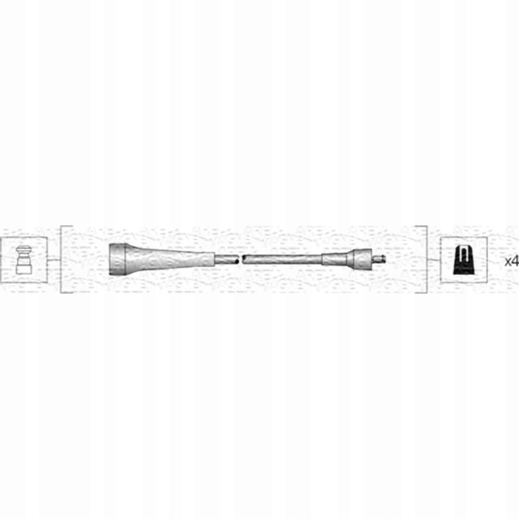 фото №2, Набор трубопровод зажигания magneti marelli 941318111263
