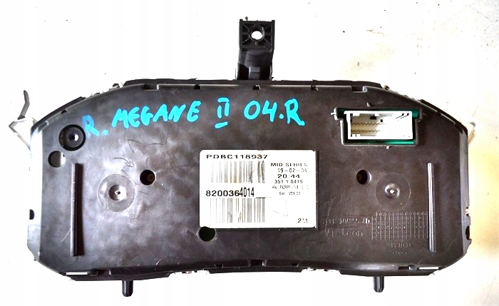 фото №1, Megane ii счетчик приборы pdbc11837 8200364014