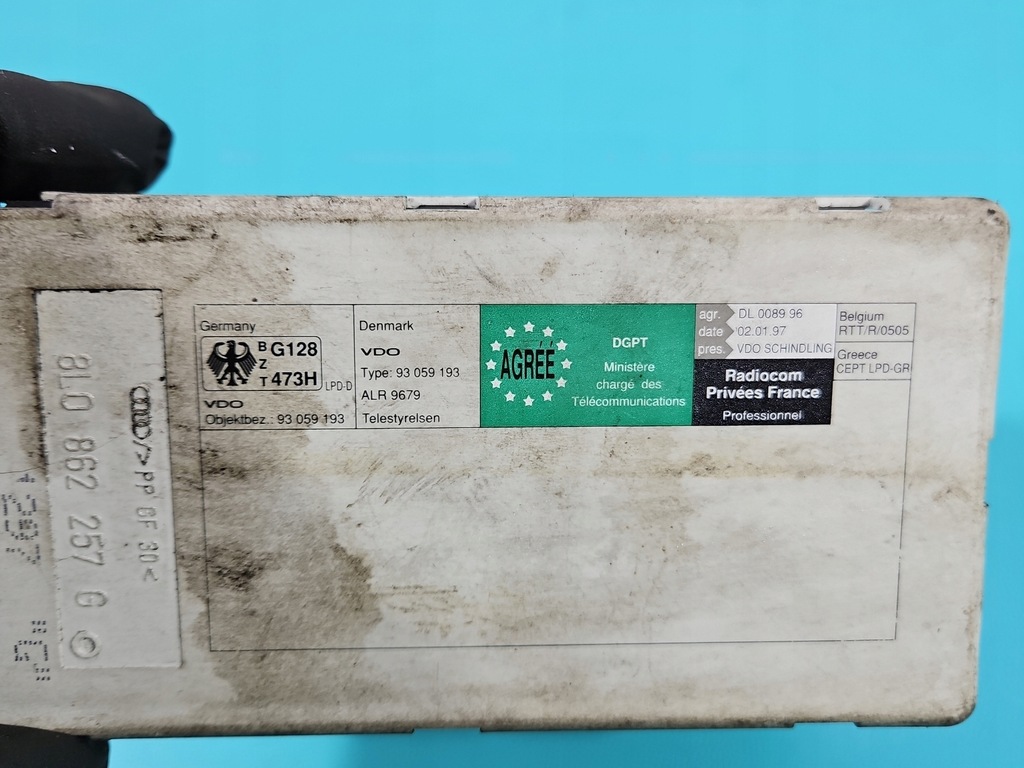 фото №8, Помпа центрального замка audi a4 b5 8l0862257g