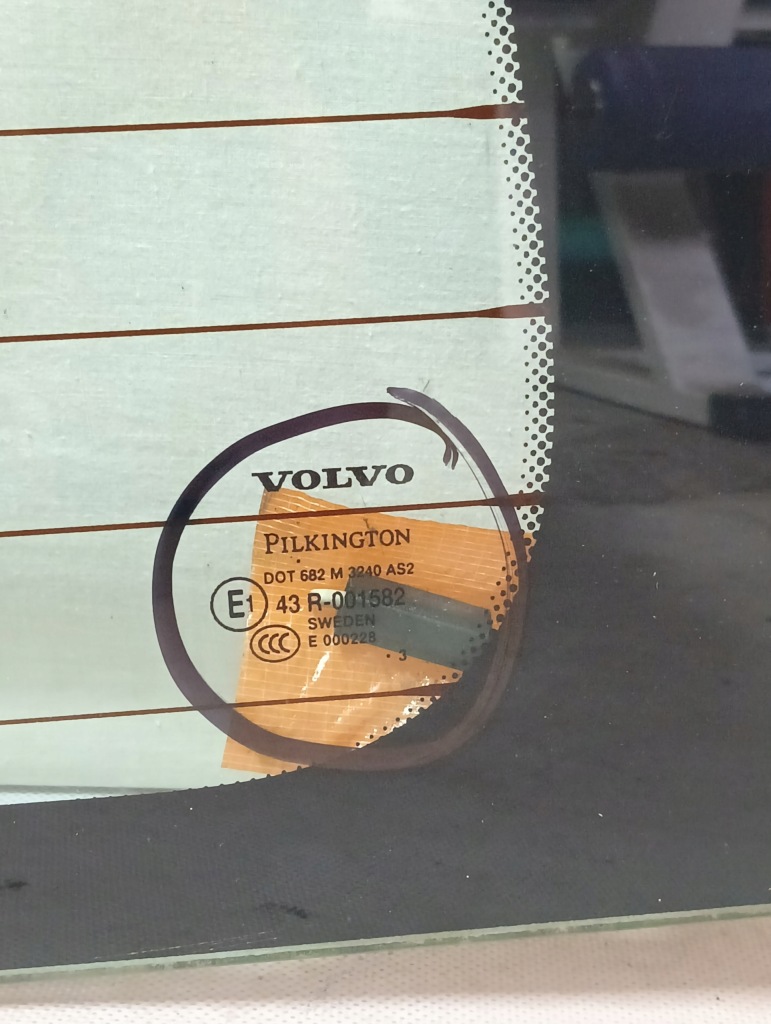 фото №2, Стекло задняя volvo xc90 i 02-14 as2 оригинал
