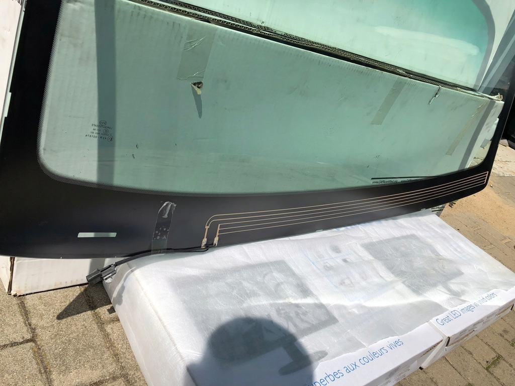 фото №6, Hyundai tucson стекло передняя подогрев 2004-2009