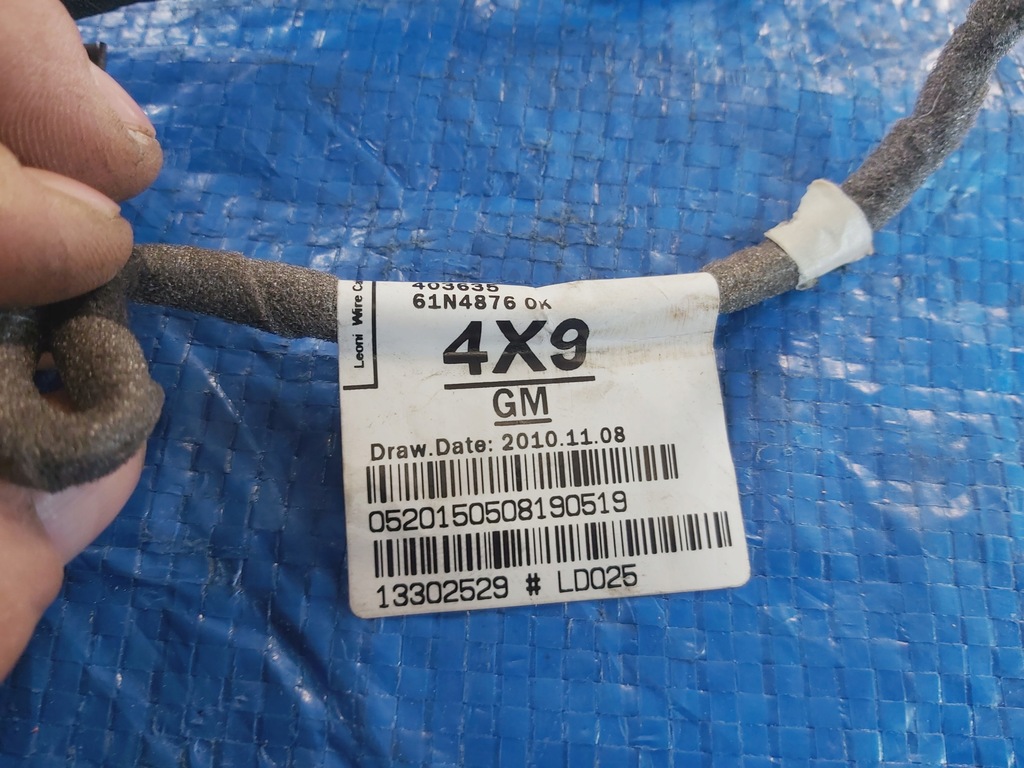 фото №10, Opel-części zafira c джгут електропроводка двері права задня 13302529