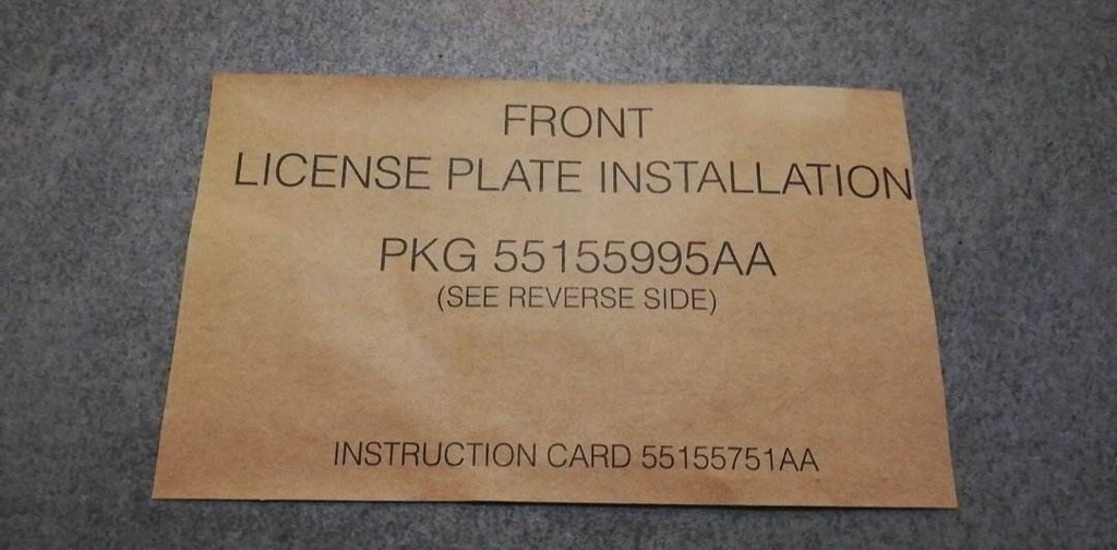 фото №10, Jeep grand cherokee wg кронштейн номерного знака rejestr