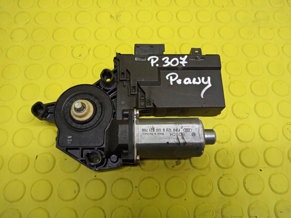 фото №1, Peugeot 307 моторчик стекло правый перед 9637131180