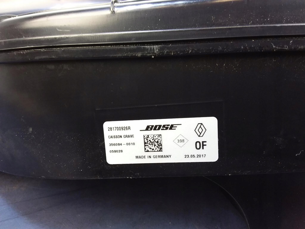 фото №5, Grand scenic iv динамик сабвуфер 281700926r