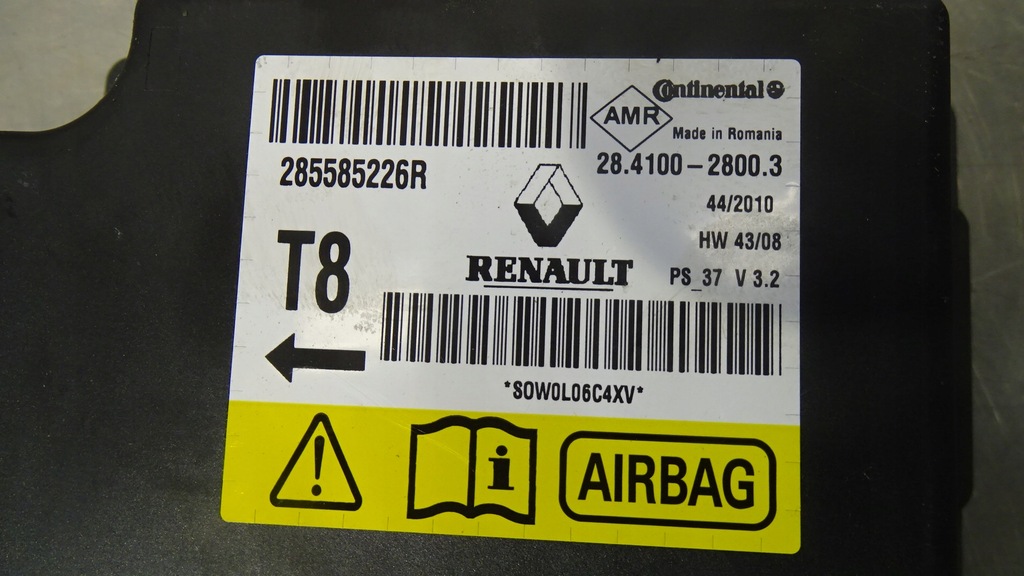 фото №3, Модуль подушка безопасности renault megane iii 1.5dci