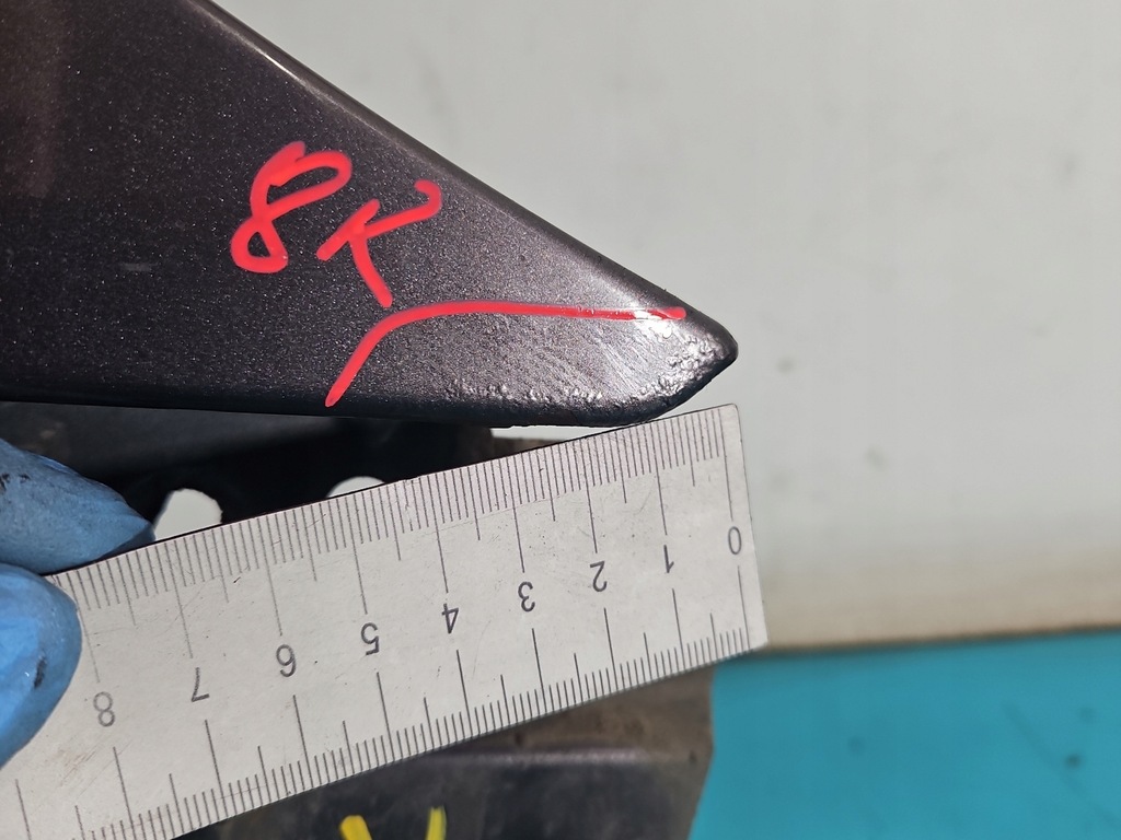 фото №10, Крыло перед правый jaguar xf i x250 07-11 liliowy