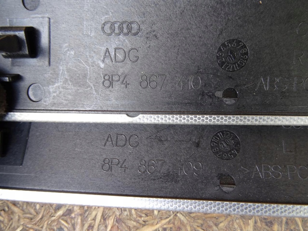 фото №7, Audi a3 8p 8p4 5d sportback накладки декори двері рамка автоматична коробка передач rybia łuska