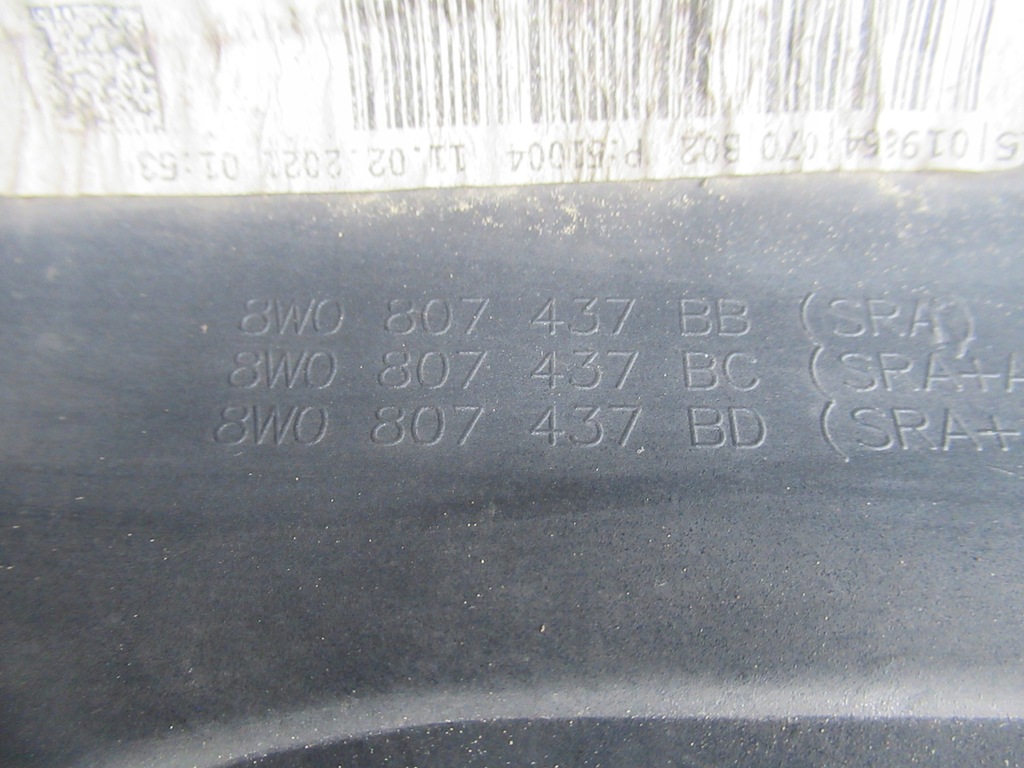 фото №13, Audi a4 b9 8w allroad 19- lift бампер перед 8w0807437bb 8w0807437bc