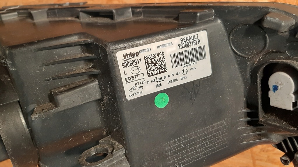 фото №15, Renault megane iv фара лампа led левая перед передняя 90060911