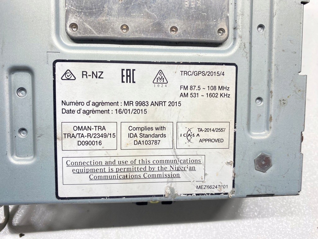 фото №9, Считыватель навигации радио renault megane 4 iv kadjar