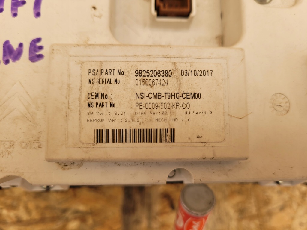 фото №5, Лічильник прилади psa peugeot 308 ii t9 9825206380