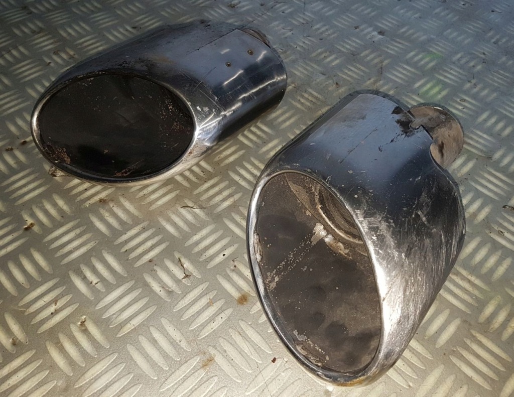 фото №6, Jaguar xf x250 lift 3.0 sc гаситель конечный наконечник хром глушителя комплект